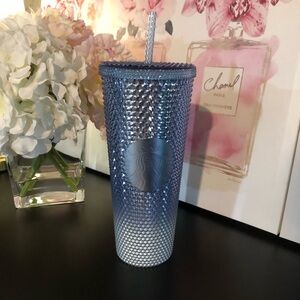 Limited Edition Studded Starbucks 24 oz Venti Cold Navy Ombré Gradient Tumbler